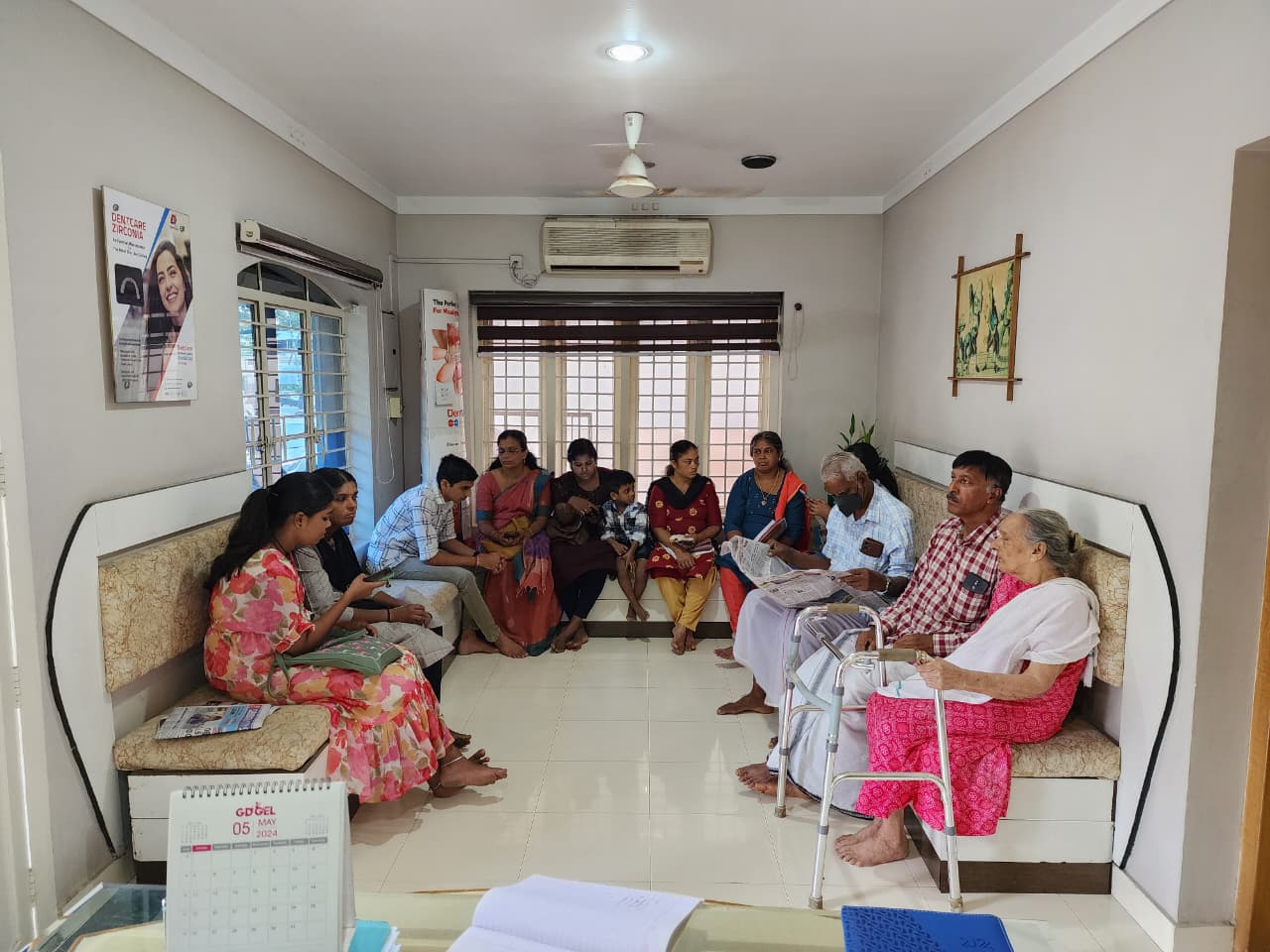 Unni Dental Clinic waiting area